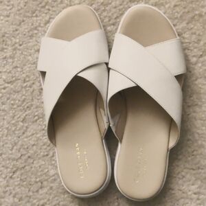 Cole Haan White Sandals